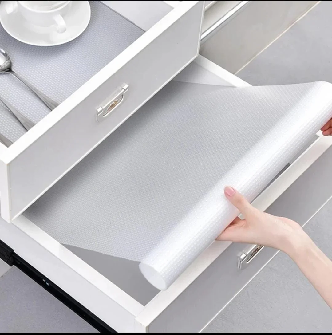 Clear drawer liners oil proof moisture cupboard shelf liner mat - Image 2