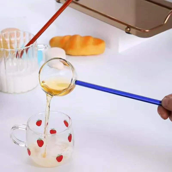 Clear Glass Dessert Spoon - Image 5