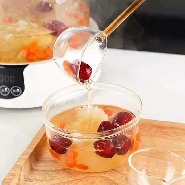Clear Glass Dessert Spoon - Image 6