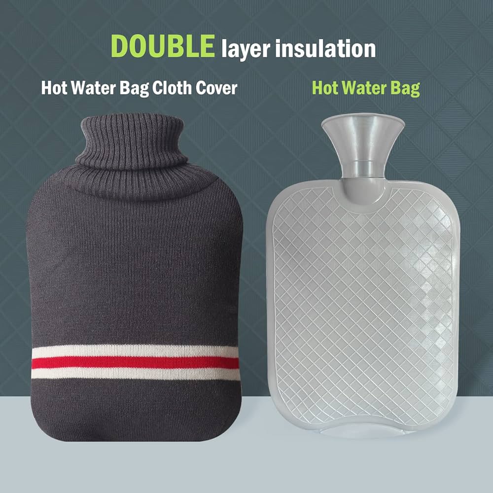 Cloth covered hot water bottle bag - Image 2