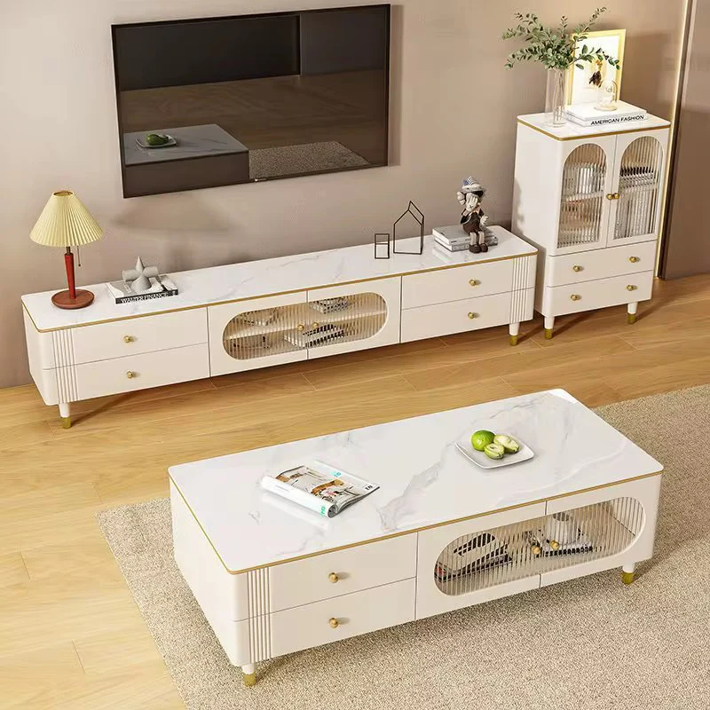 Coffee table tv cabinet and buffet cabinet Combo Living room furniture set - Image 4