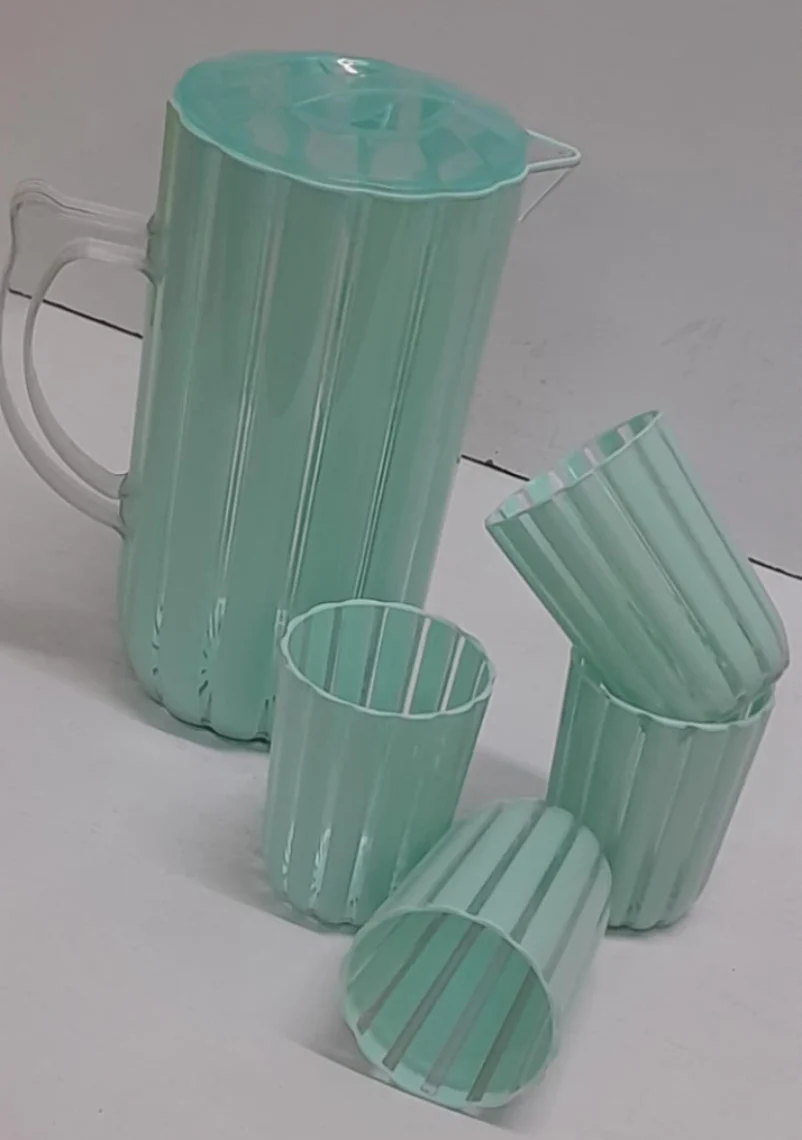 Coloured 4L Melamine water set - Image 2