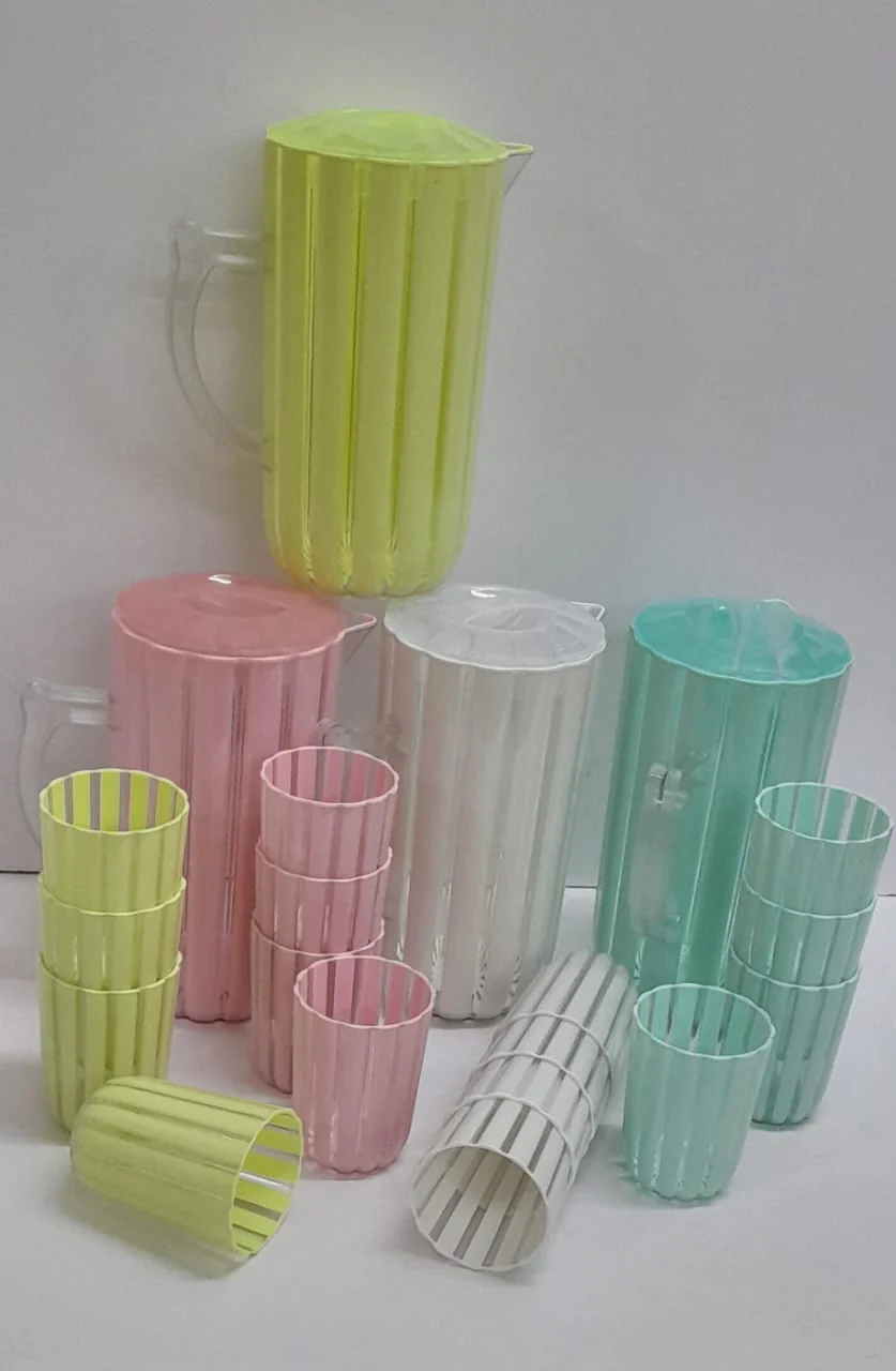 Coloured 4L Melamine water set - Image 3