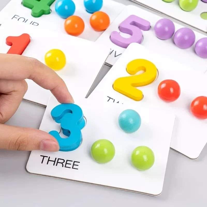 Colourful Educational mathematical montessori learning set - Image 3