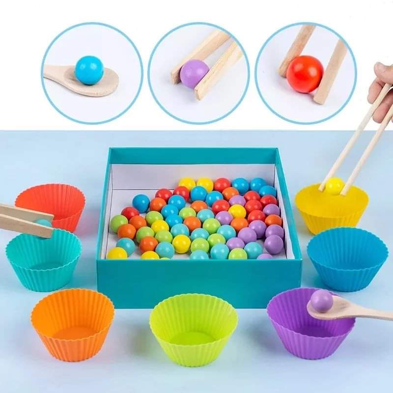 Colourful Educational mathematical montessori learning set - Image 4