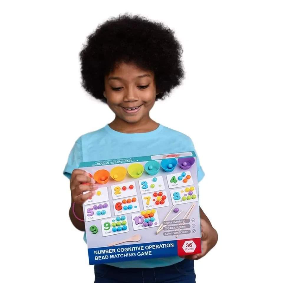 Colourful Educational mathematical montessori learning set - Image 5