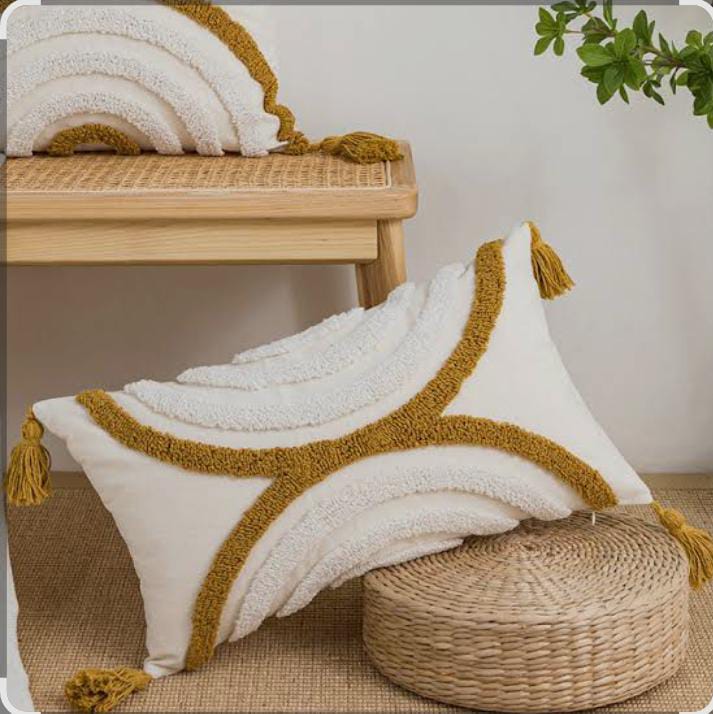 Nordic Cotton Woven Cushion Cover - Image 3
