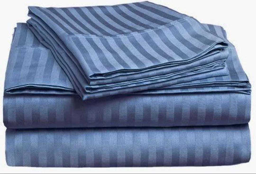 Cotton Striped Cooling BedSheets - Image 6