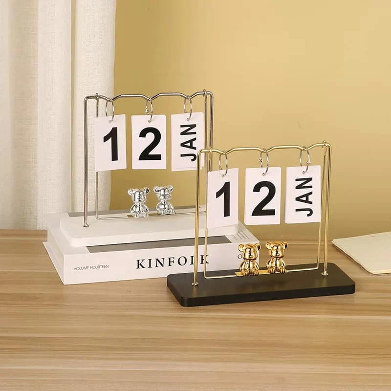 Creative Bear pendulum Swing Calendar - Image 3