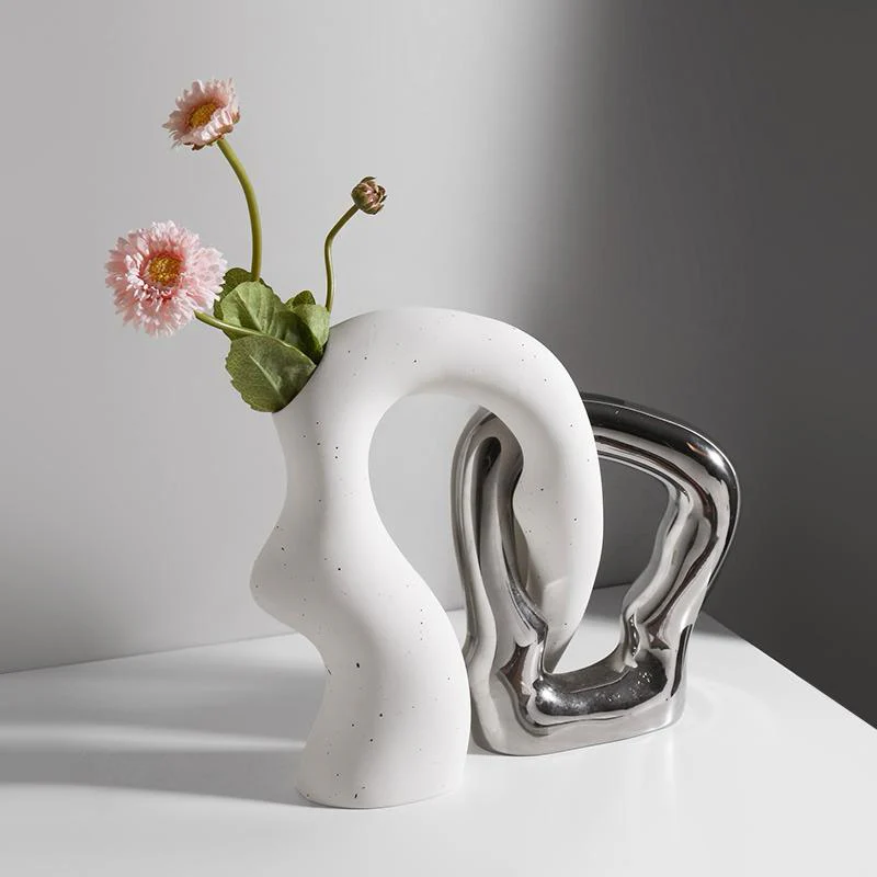 Creative interlocking Ceramic Decor Piece - Image 2