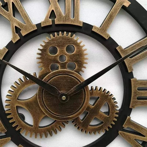 Creative Retro Gear Vintage Wall Clock - Image 7