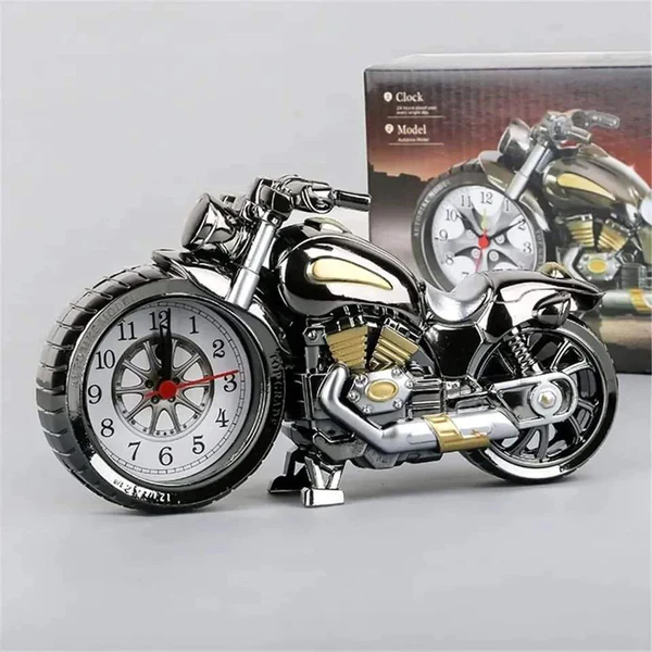 Creative Retro Motorcycle Alarm Clock - Image 2
