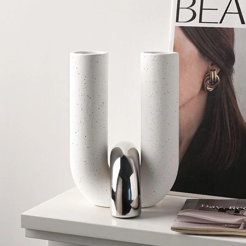 Creative U Shape  Ceramic Decor Piece - Image 2