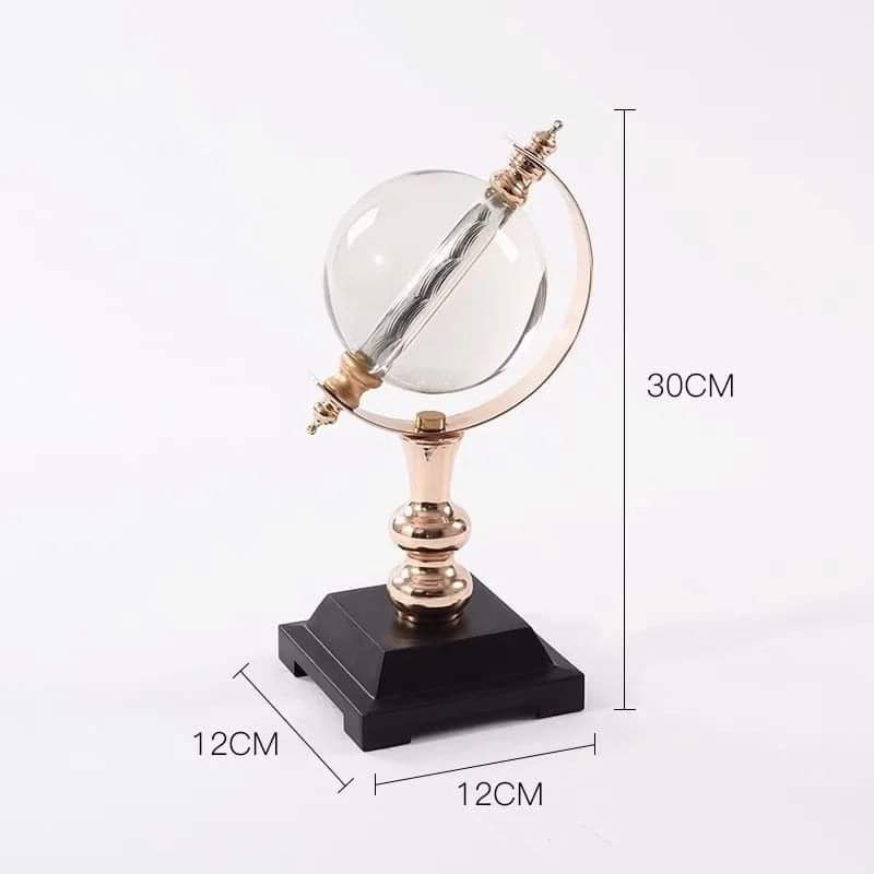 Crystal glass globe ornaments - Image 5