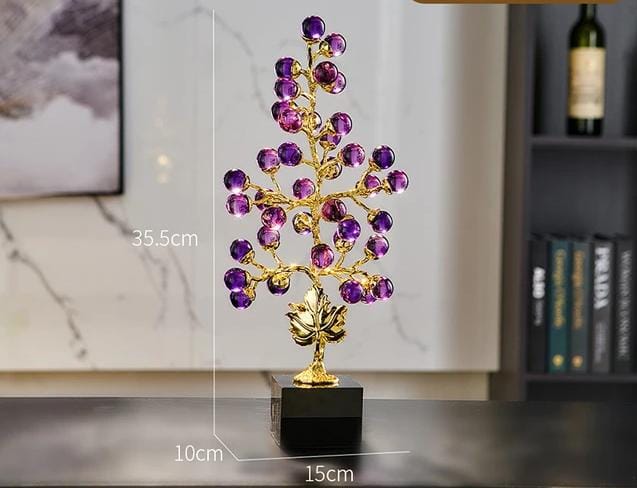 Crystal Tree Handicraft Ornament Grape Vine Colorful Imitation - Image 2