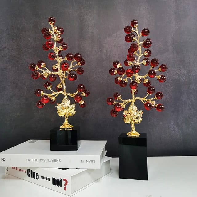 Crystal Tree Handicraft Ornament Grape Vine Colorful Imitation - Image 2