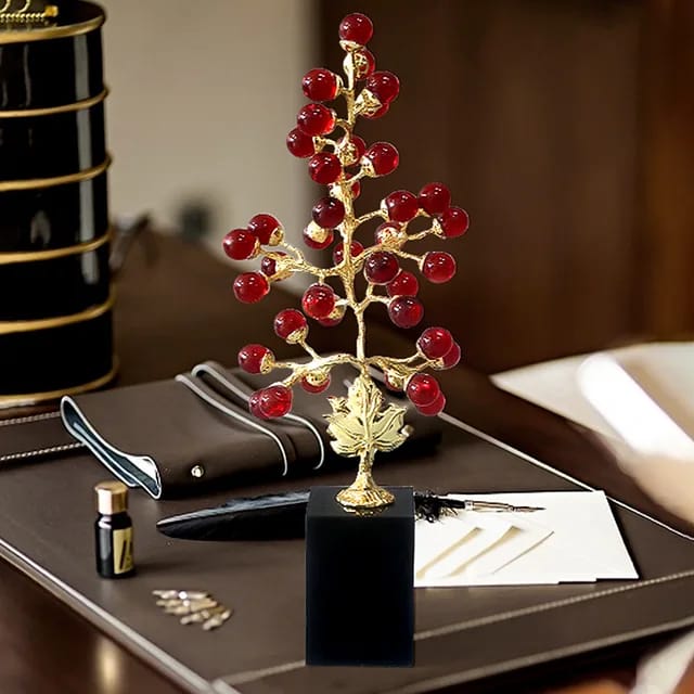 Crystal Tree Handicraft Ornament Grape Vine Colorful Imitation - Image 3