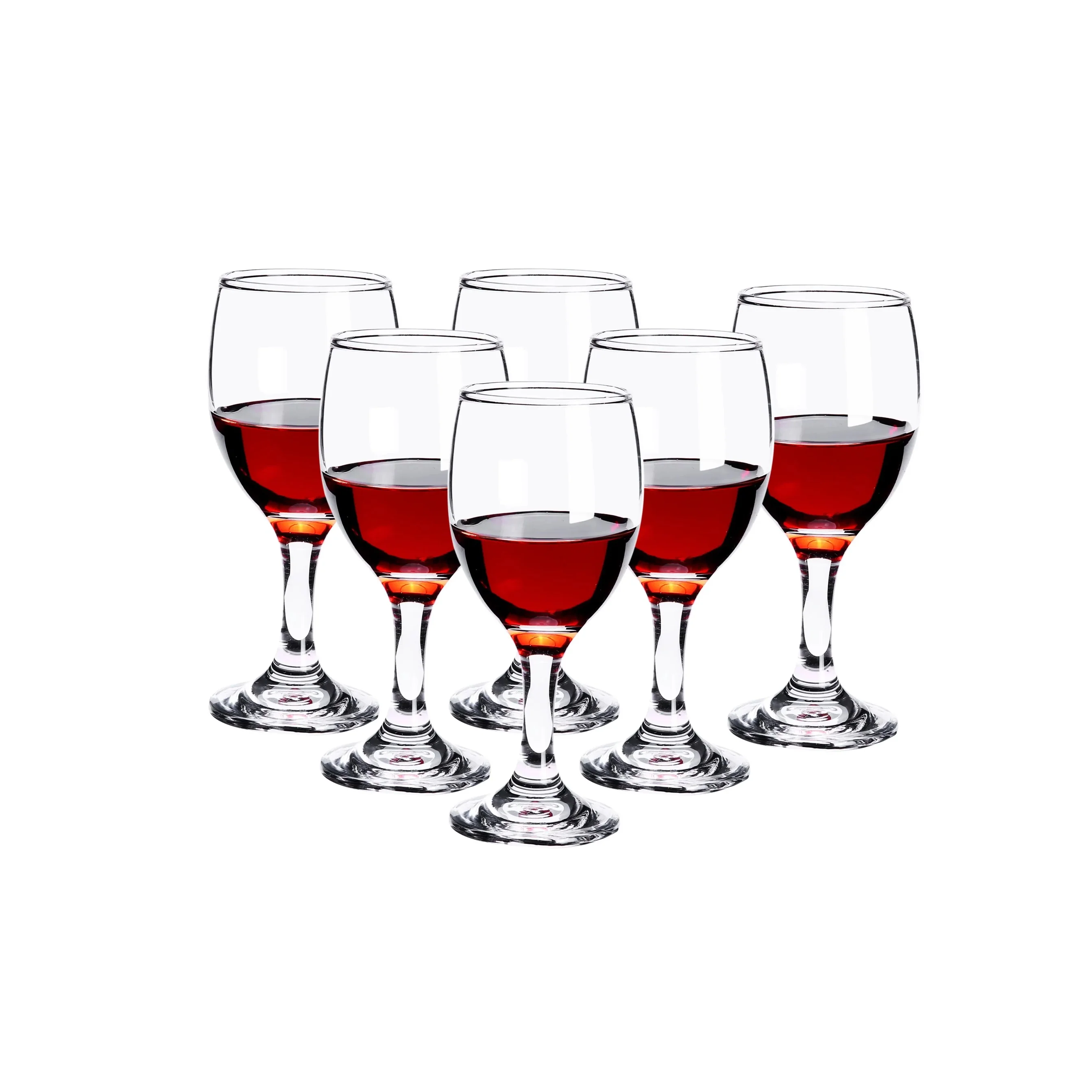 Crystall Clear Glass Wine Glasses 6pcs - Image 3