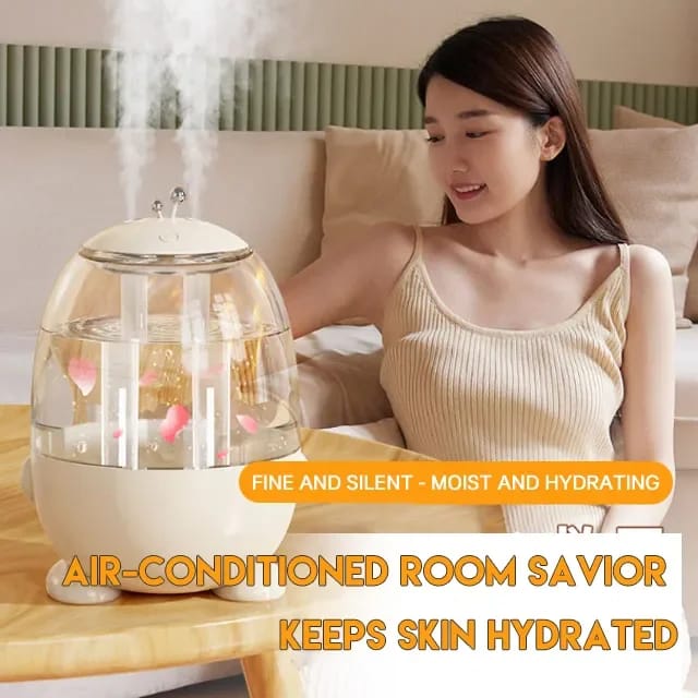 Cute Penguin Design Dual Spray 3ltrs Ultrasonic Humidifier - Image 3