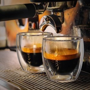 Danny Home 2-Pcs Double Walled Espresso Glasses 80ml - Image 2