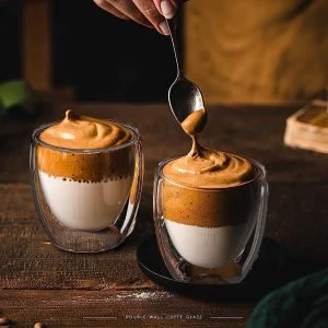 Danny Home 2-Pcs Double Walled Espresso Glasses 80ml - Image 3