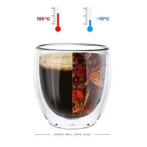 Danny Home 2-Pcs Double Walled Espresso Glasses 80ml - Image 4