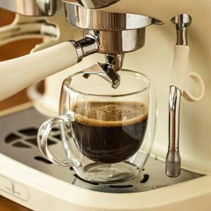 Danny Home 2-Pcs Double Walled Espresso Glasses with Handle 80ml - Image 3