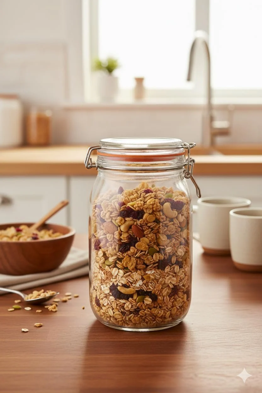 Danny Home Bon Appetit Mason Clip Glass Jar 1L, 1.5L & 2L Kenya - Image 3