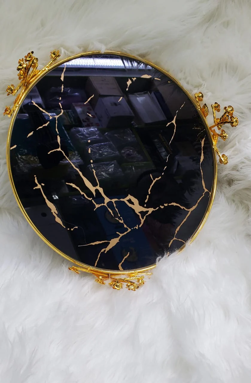 Decorative dining /cosmetics vanity tray - Image 3