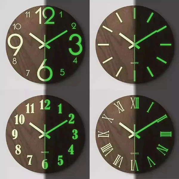 Decorative Luminous Wall Clock - Image 4
