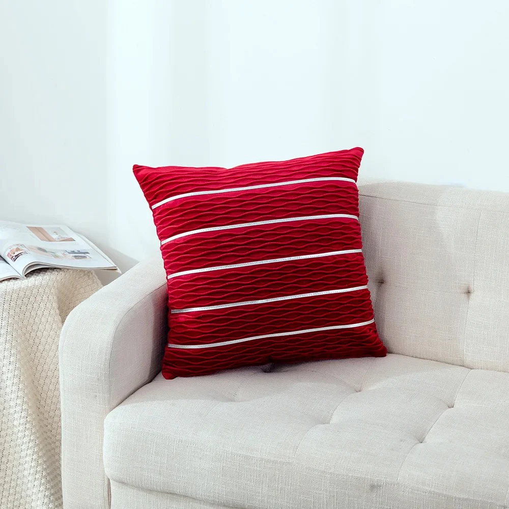 Luxury Simple Stripe Wrinkle Pillowcase/pillowcover - Image 7