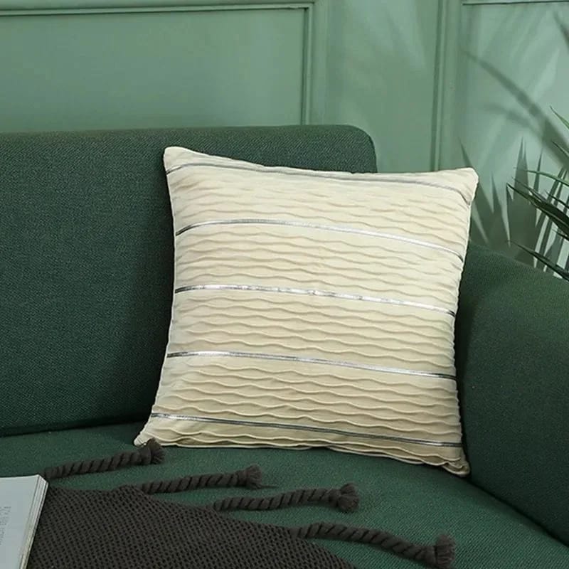 Luxury Simple Stripe Wrinkle Pillowcase/pillowcover - Image 9