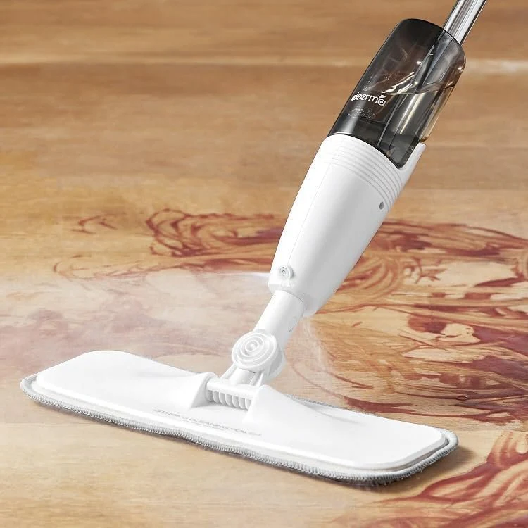 Deerma Spray Mop & Water Mop Kenya | Lightweight Spray Floor Mop, 360° Rotating Mop Head, Fine Mist Spray, Carbon Fiber Mop Cloth, Detachable Water Tank, Wireless Floor Cleaner Kenya - Image 8