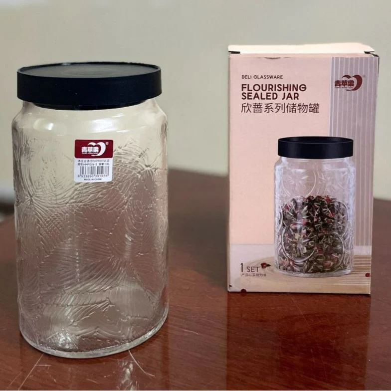 3Pcs Deli Flourishing Sealed Food Storage Jar 2.2L - Image 3
