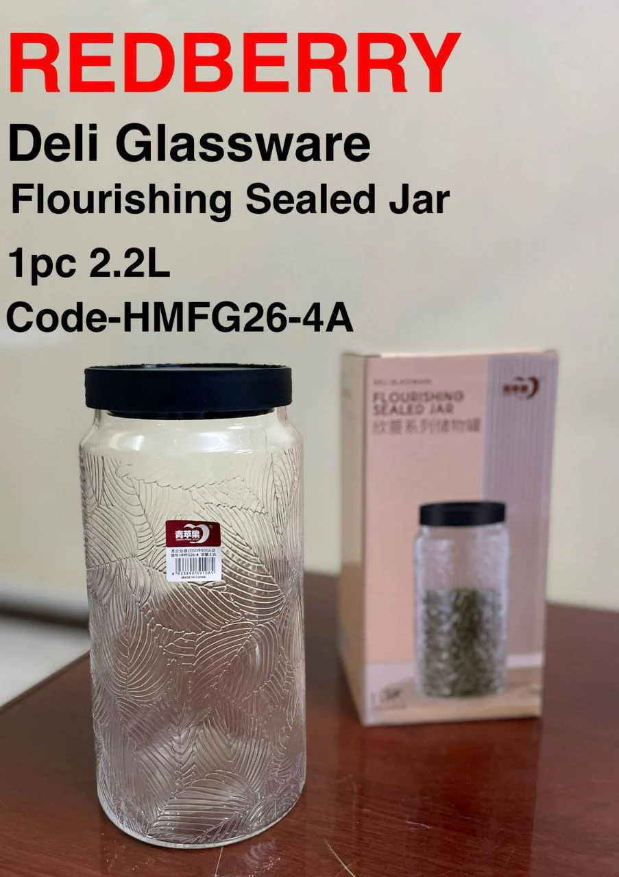 3Pcs Deli Flourishing Sealed Food Storage Jar 2.2L - Image 5