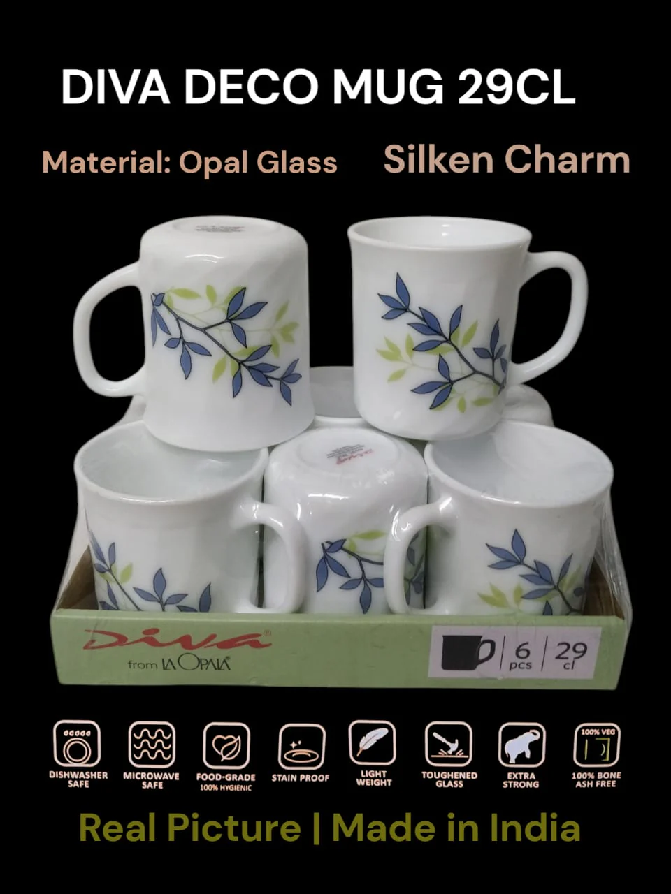 Diva  Deco Mug 29cl  6pcs  set - Image 3
