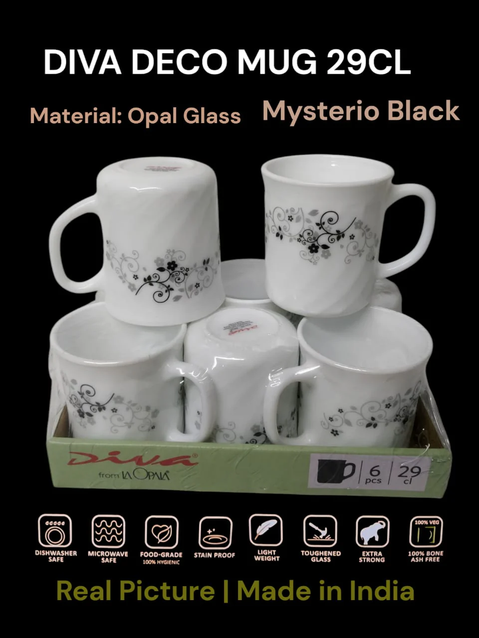 Diva  Deco Mug 29cl  6pcs  set - Image 6