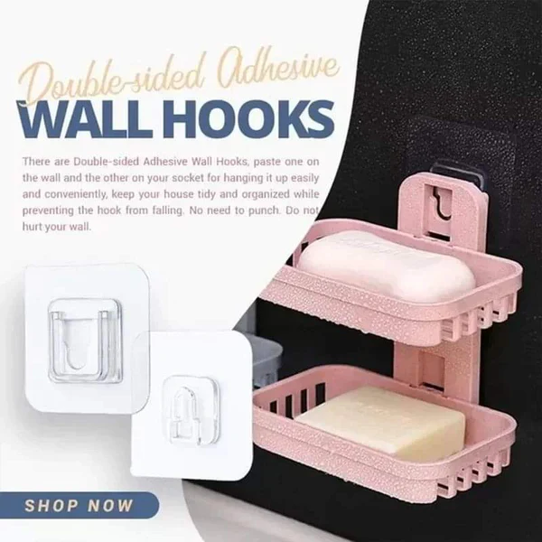 DIY Double Sided Adhesive Wall Hooks - Image 2