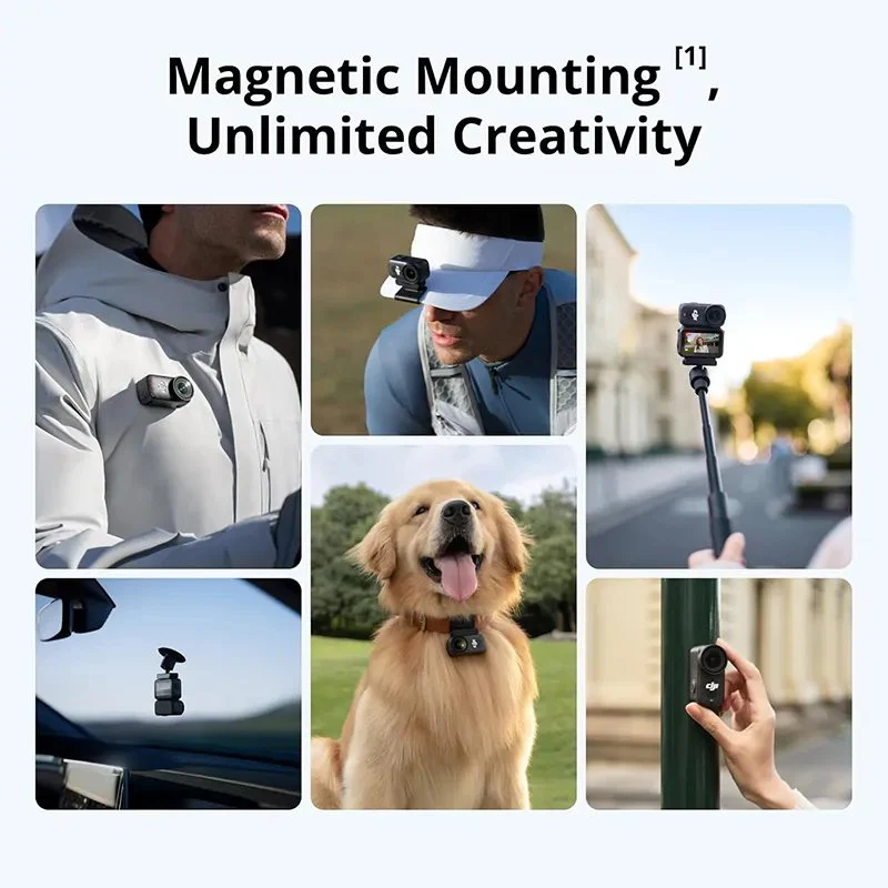 DJI Osmo Nano Standard Combo 128GB – 4K/60fps Action Camera, 1/1.3" CMOS, 200min Battery, 10-bit Colour - Image 3