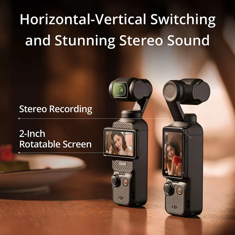 DJI Osmo Pocket 3 Creator Combo – 1-Inch CMOS, 4K/120fps, 3-Axis Stabilization, DJI Mic 2 & Wide-Angle Lens - Image 5