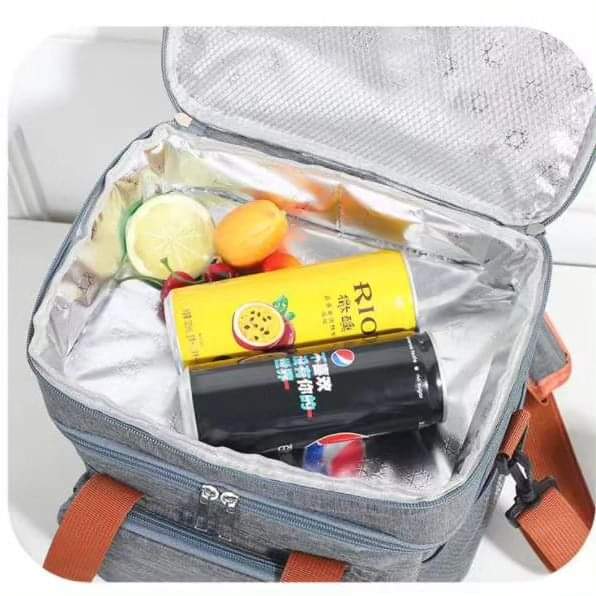 Double Compartment Insulated Lunch bag - Image 3
