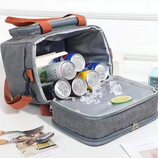 Double Compartment Insulated Lunch bag - Image 4