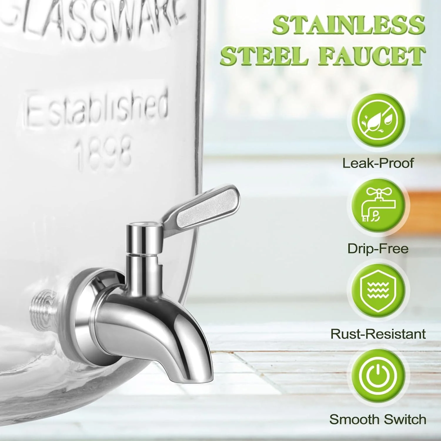 Double Glass Juice dispensers - Image 4