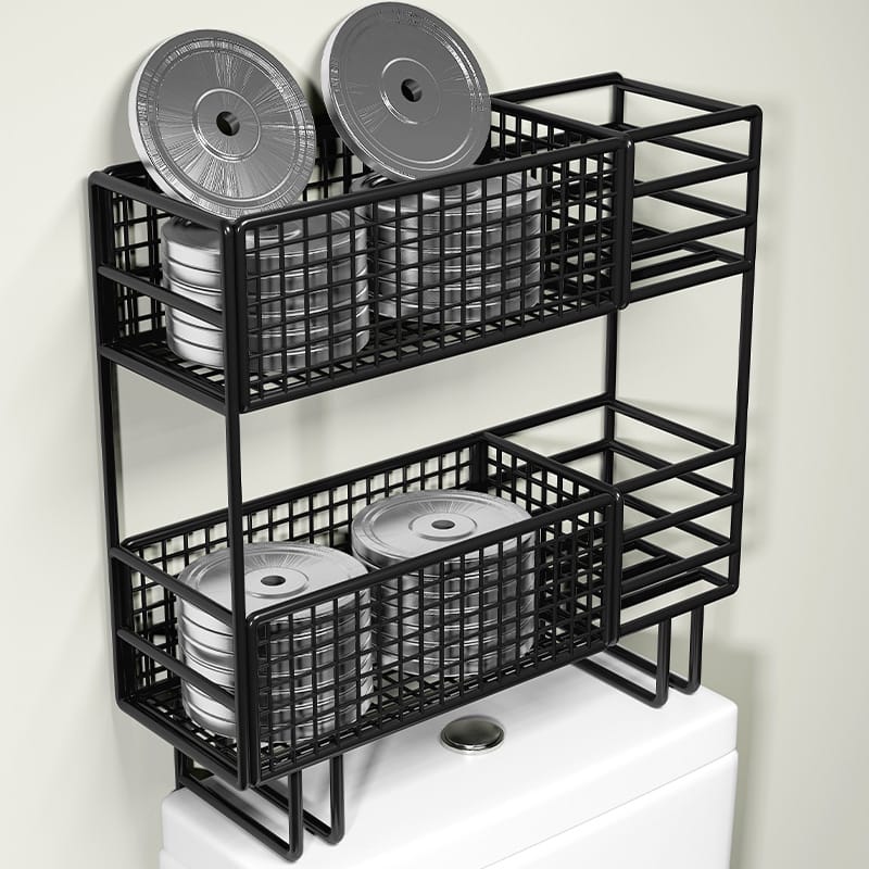 Double layer Over the toilet rack/shelf bathroom - Image 4