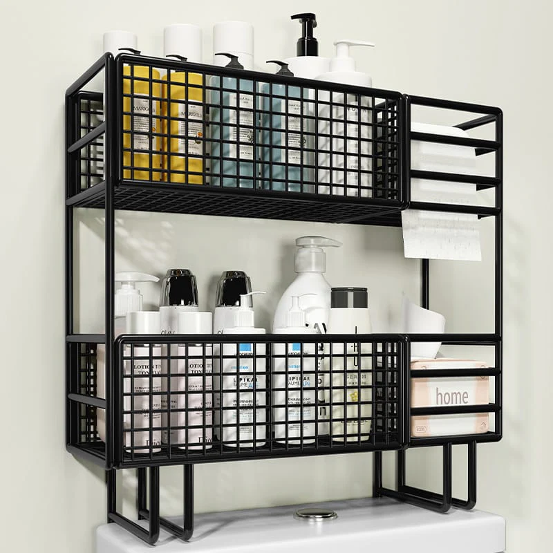 Double layer Over the toilet rack/shelf bathroom - Image 6