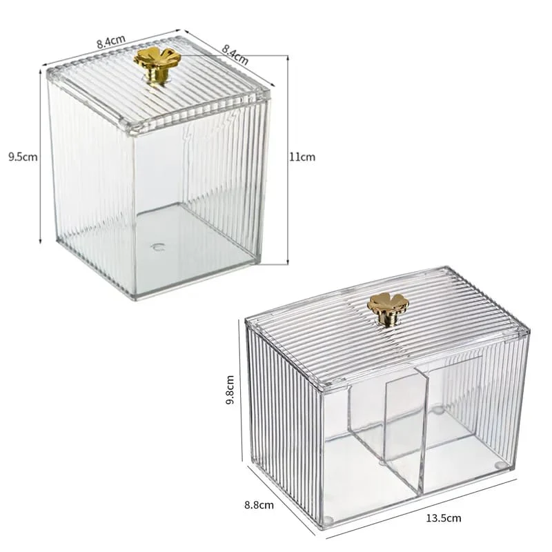 Double Multifunction Makeup Cotton Pad Storage Box - Image 6
