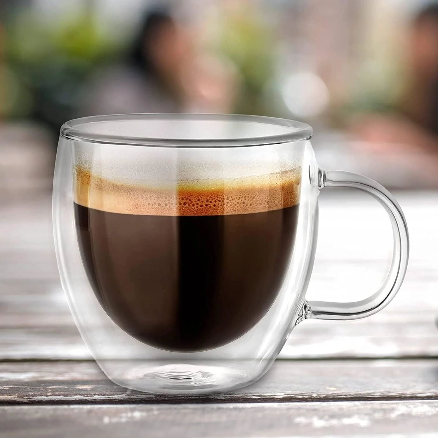 Double Walled Borosilicate Glass Coffee Mugs Set of 2 Kenya - Image 11