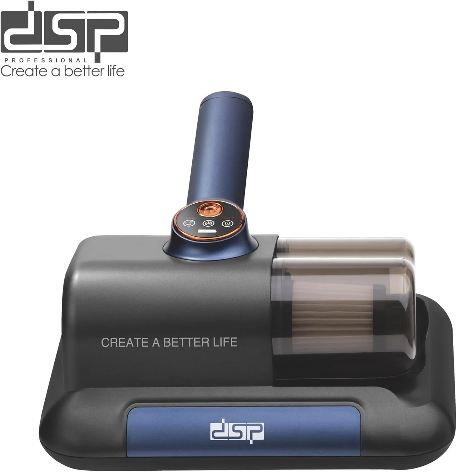 DSP Bed Vacuum Cleaner, Household High-Frequency Strong Mite Removal Instrument, Handheld Deep Mattress Vacuum Cleaner, Wireless Vacuum Cleaning Remover Instrument, for Bed, Sofa, Carpets - Image 2