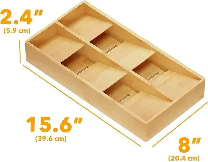 Eco-Friendly Bamboo Cutlery Organizer. - Image 4