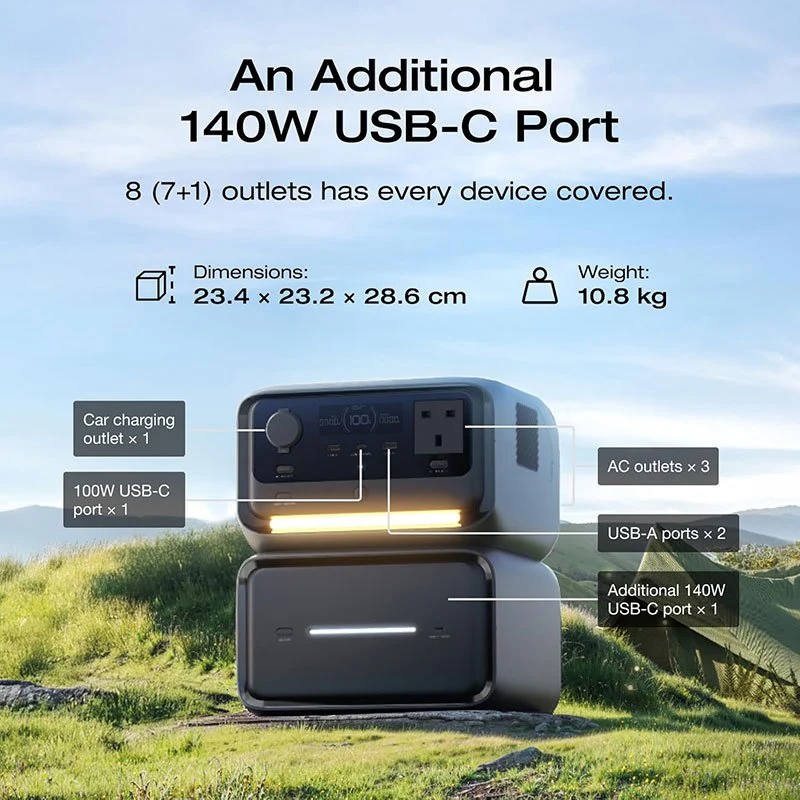EcoFlow RIVER 3 Max Plus Portable Power Station 858Wh 600W UPS Kenya - Image 5